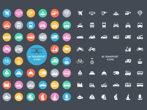 45 Free Transport Icons