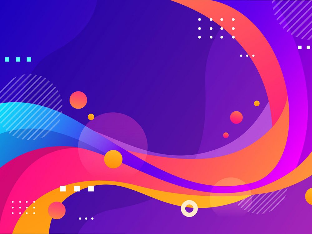 Abstract Colorful Shapes Background