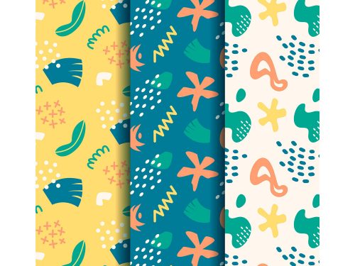 Abstract Hand Drawn Pattern Collection