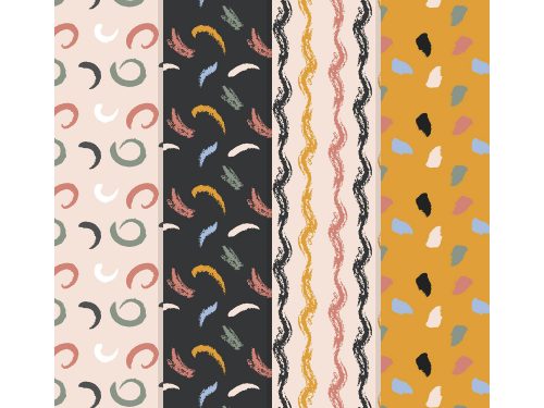 Abstract Hand Drawn Pattern Collection