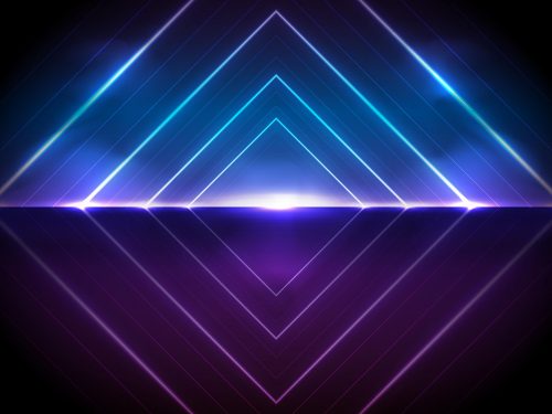 Abstract Neon Lights Background