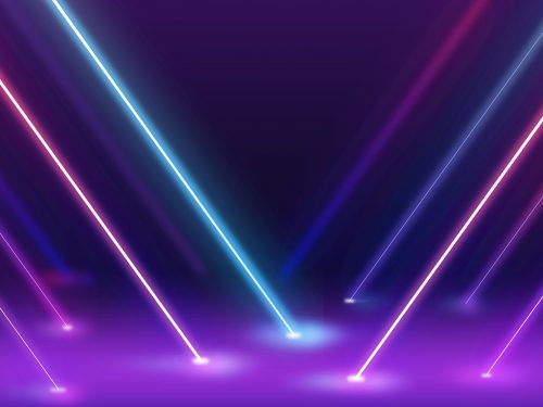 Abstract Neon Lights Background
