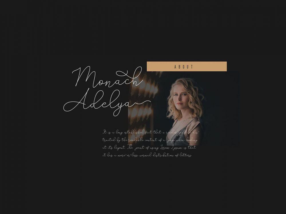 Adelya Handlettering Script