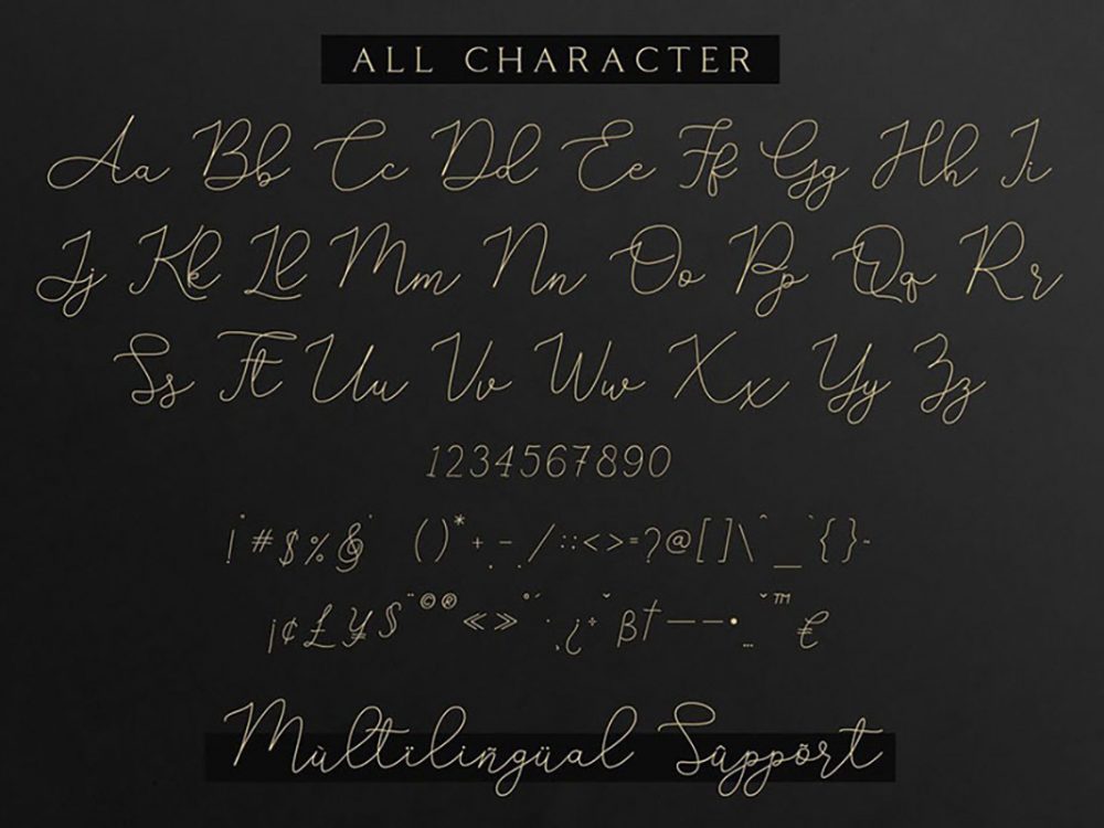 Adelya Handlettering Script