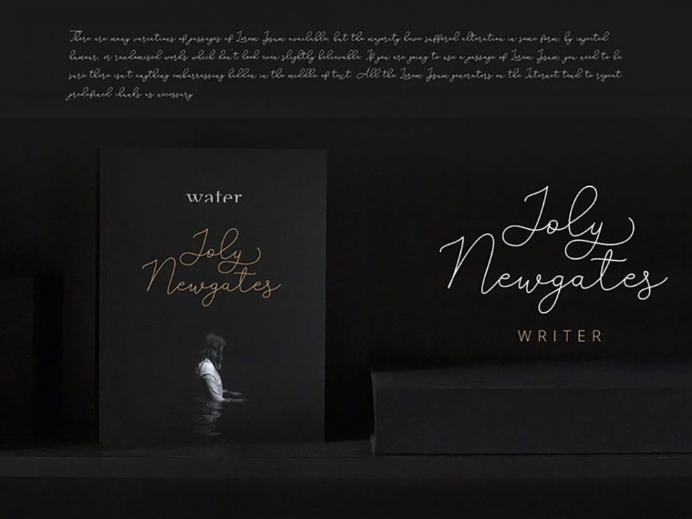 Adelya Handlettering Script