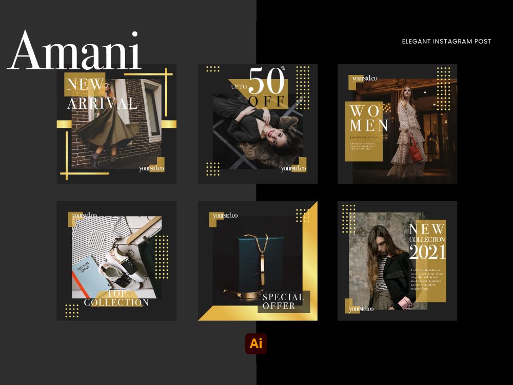 Amani Instagram Post Templates