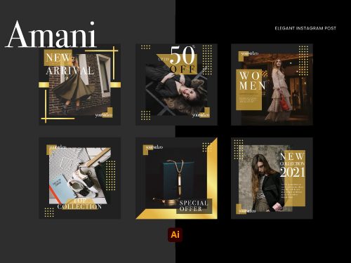 Amani Instagram Post Templates