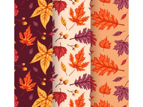 Autumn Pattern Collection Drawn