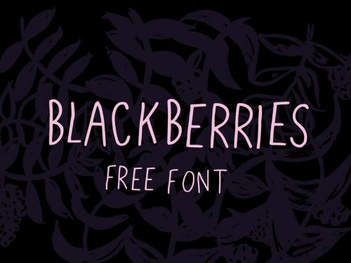 Blackberries Free Font