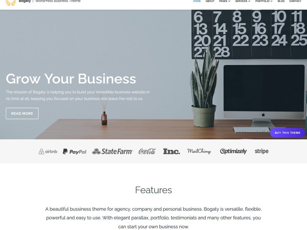 Bogaty Lite WordPress Theme