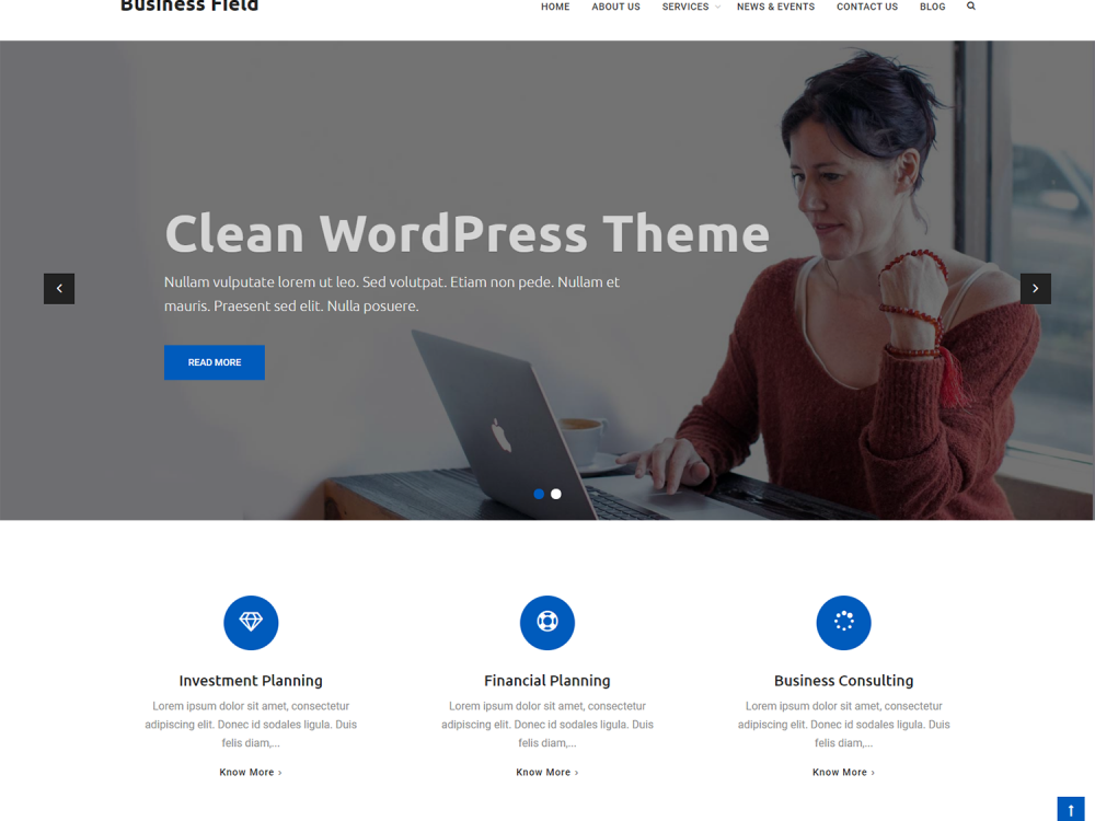 Business Field WordPress Theme