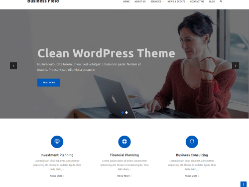 Business Field WordPress Theme