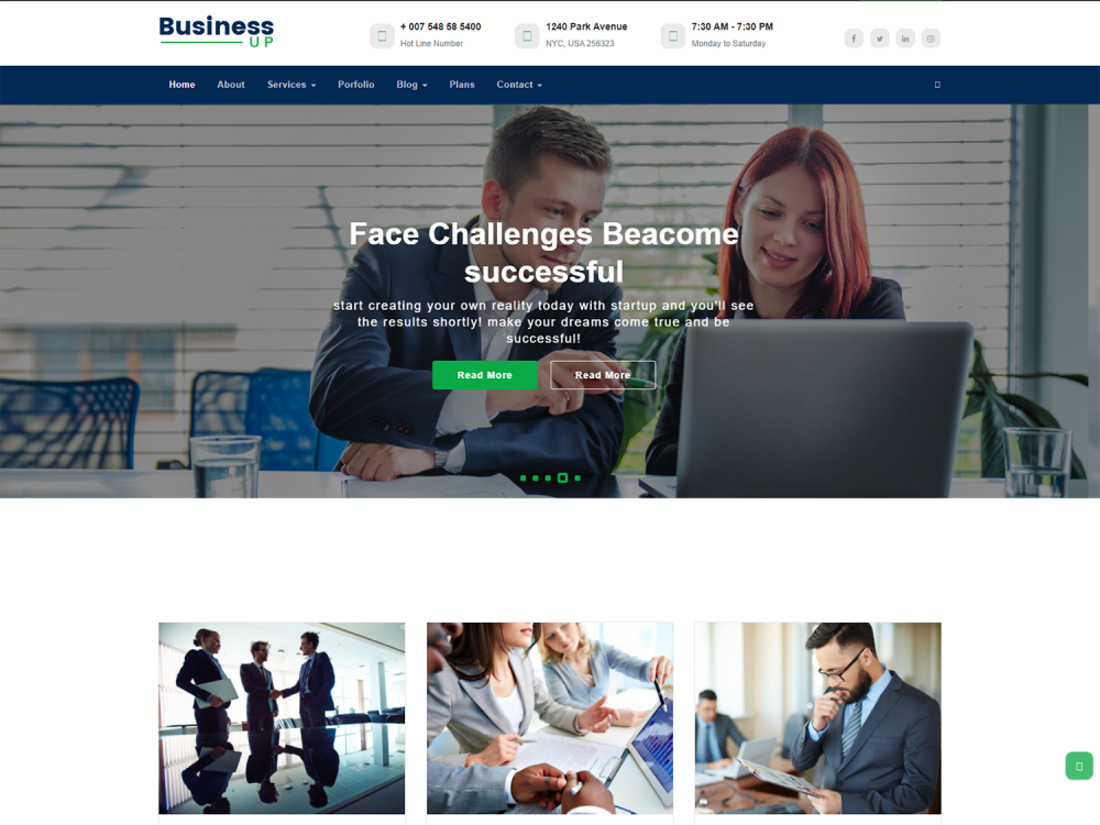 Businessup WordPress Theme