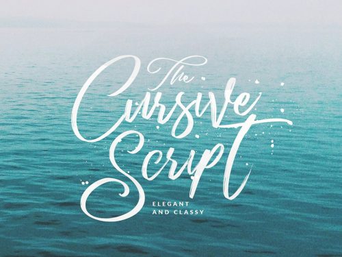 Cursive Script Free Demo