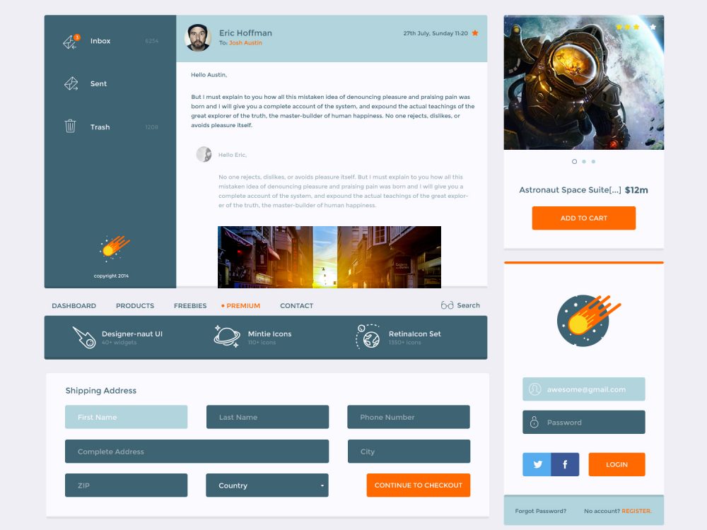 Designer-naut UI Kit