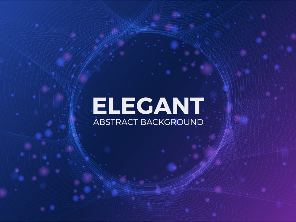 Elegant Abstract Shiny Particle