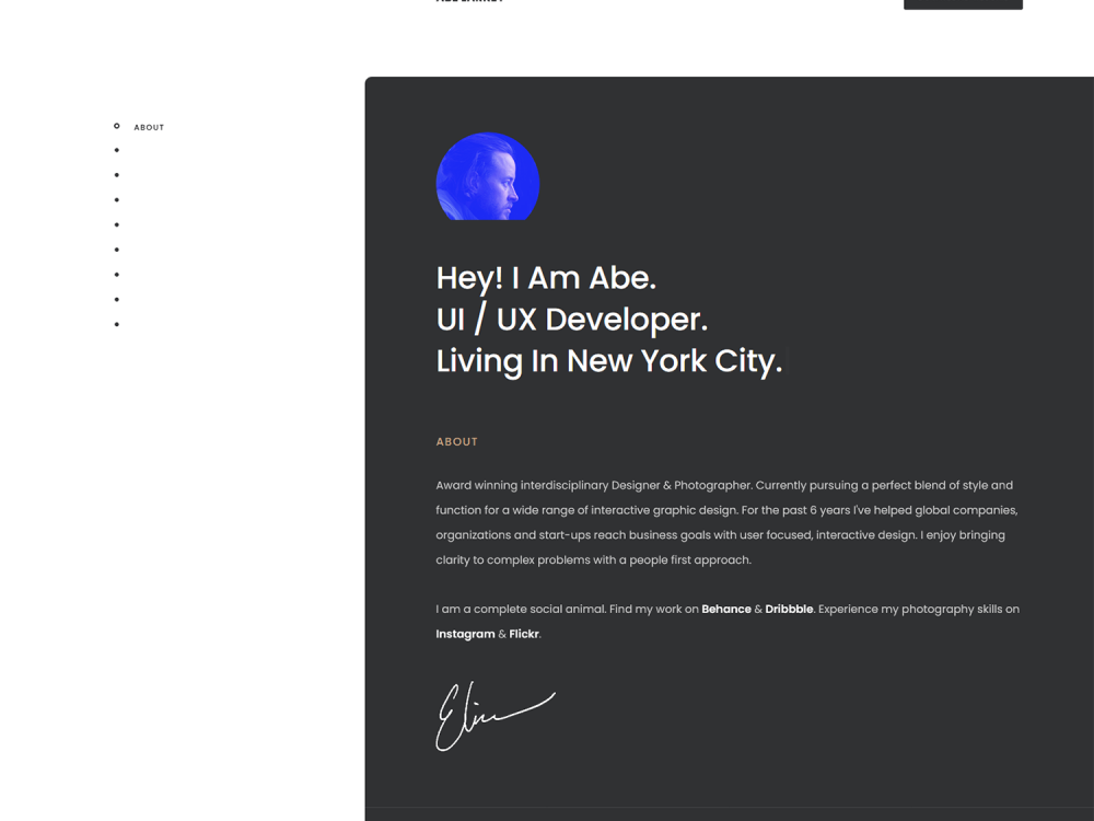 Eric - Resume HTML Template