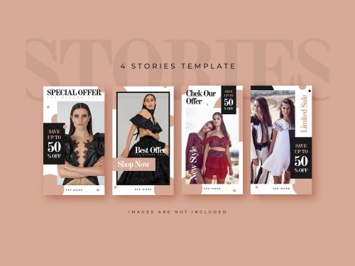Fashion Sale Instagram Stories Templates PSD