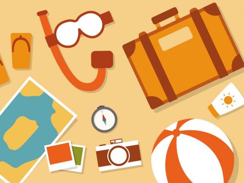 Free Flat Travel Vector Illustration
