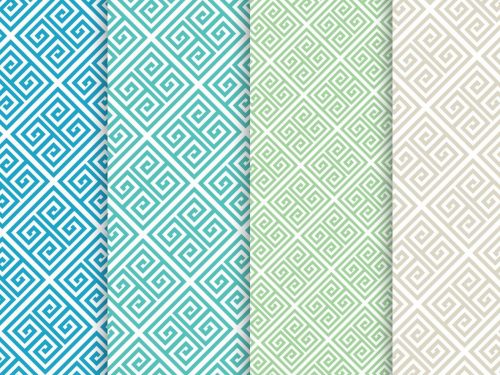Free Greek Key Vector Patterns