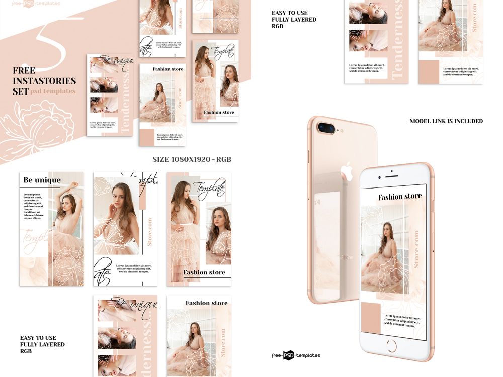 Free Instagram Stories Set