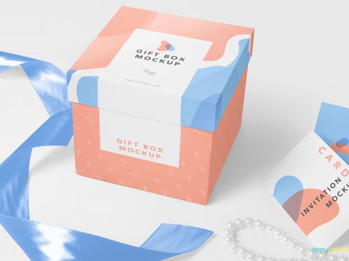 Free Luxury Gift Mockup