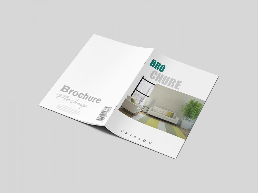 Free Realistic Brochure Mockup
