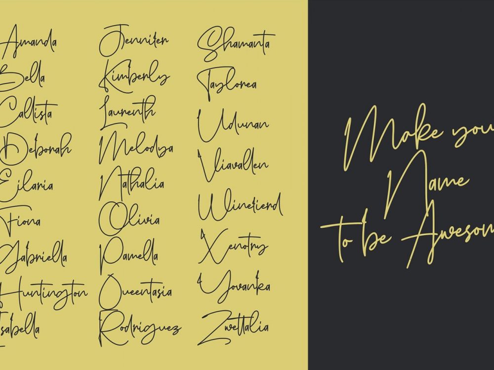 Free Sanpaullo Signature Font