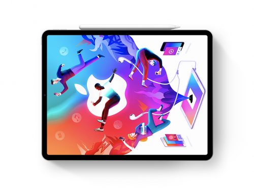 Free iPad Pro with Pencil Mockup