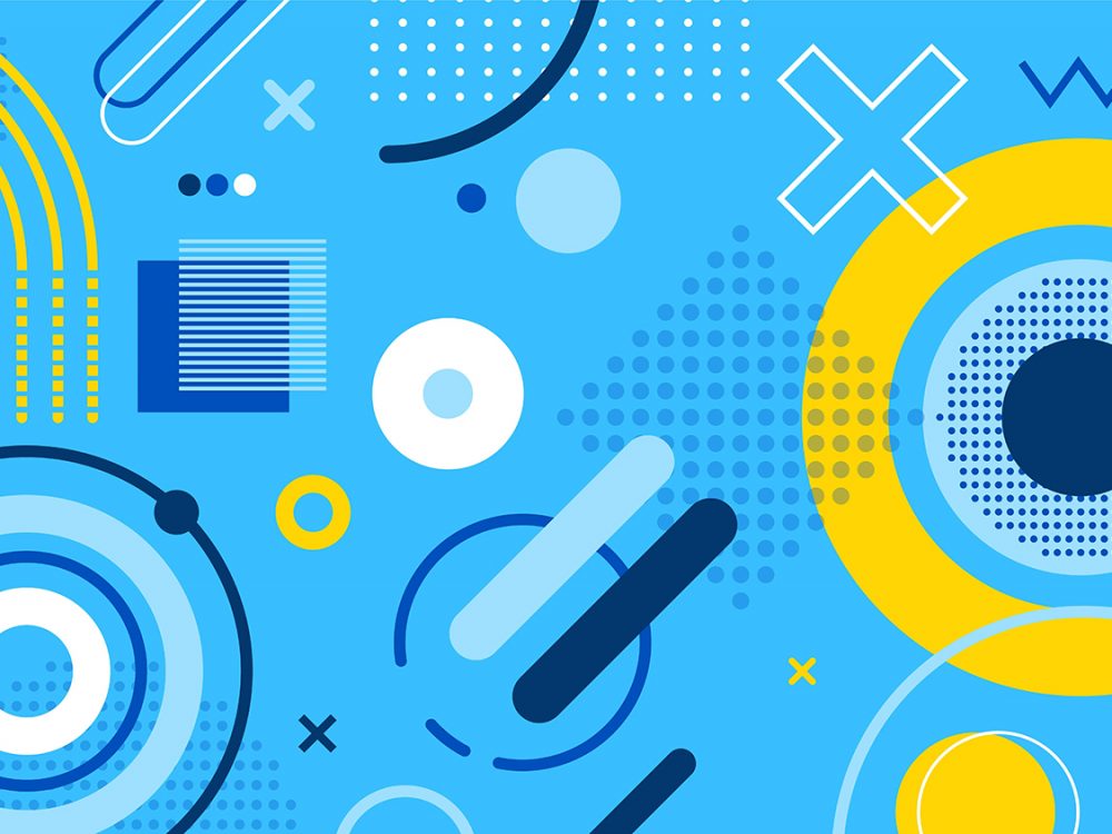 Geometric Shapes Background