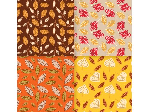 Hand Drawn Autumn Pattern Collection