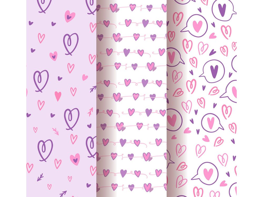 Hand Drawn Heart Pattern Collection
