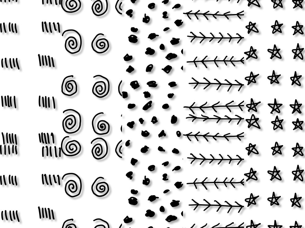 Hand-drawn Vector Patterns