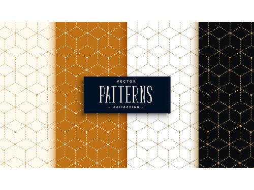 Hexagonal Luxury Pattern Set