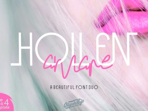 Hollen Amare Font Duo