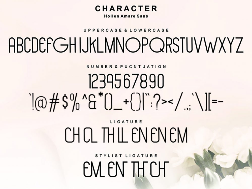 Hollen Amare Font Duo