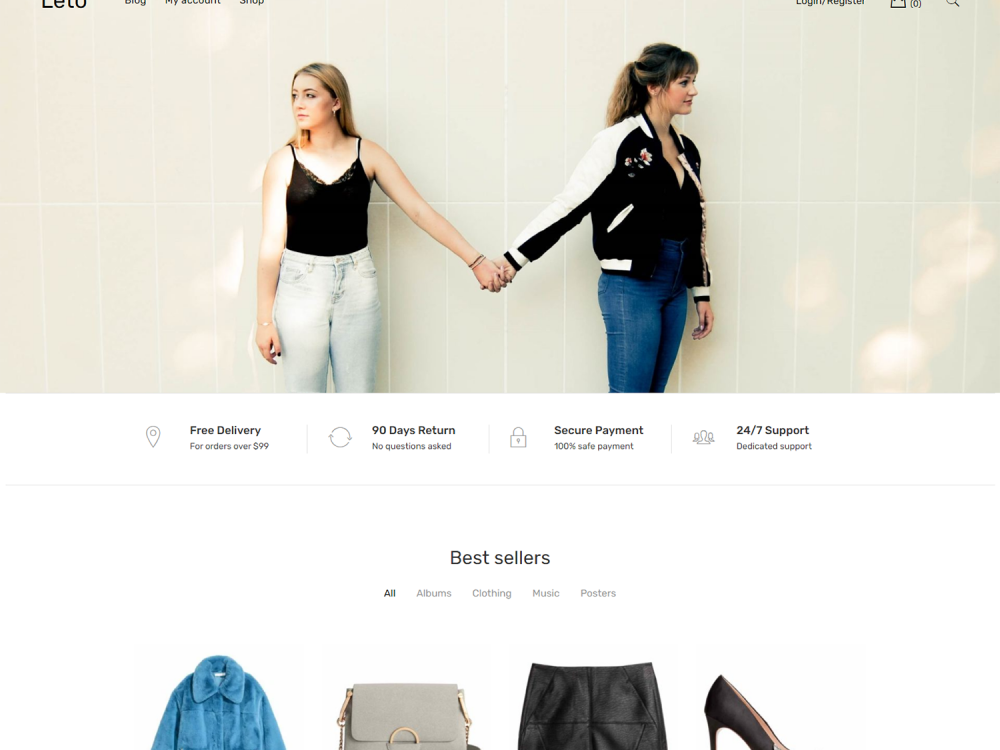 Leto eCommerce WordPress Theme