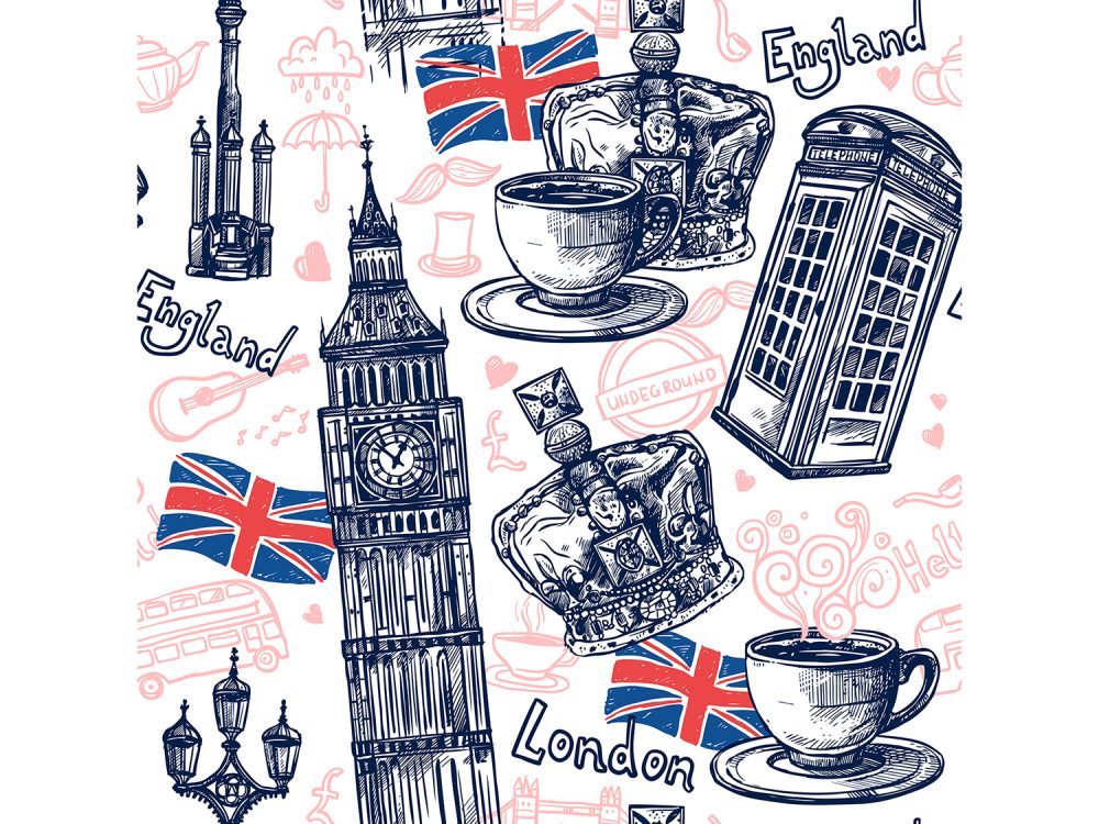 London Seamless Pattern
