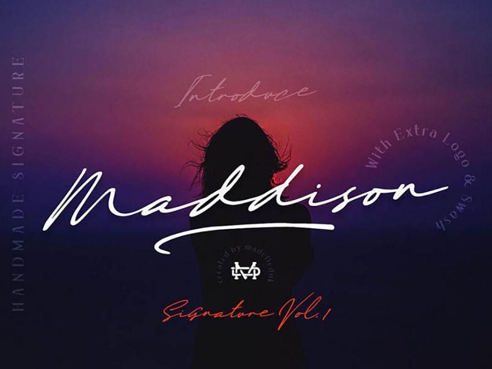 Maddison Free Font