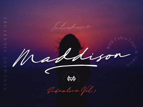Maddison Free Font