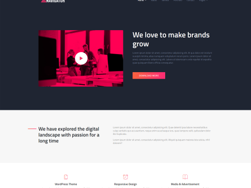 Navigator HTML Template
