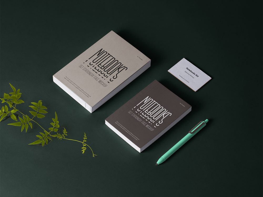 Notebook Stationery Mockup