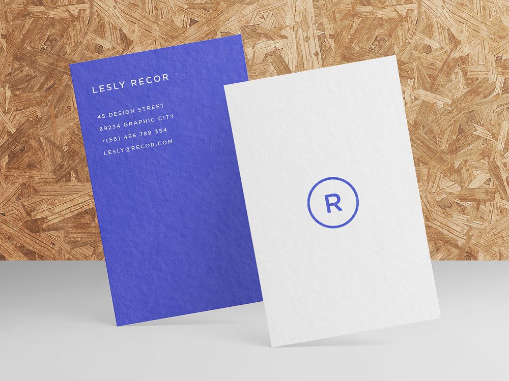 Realistic Business Card Mockup