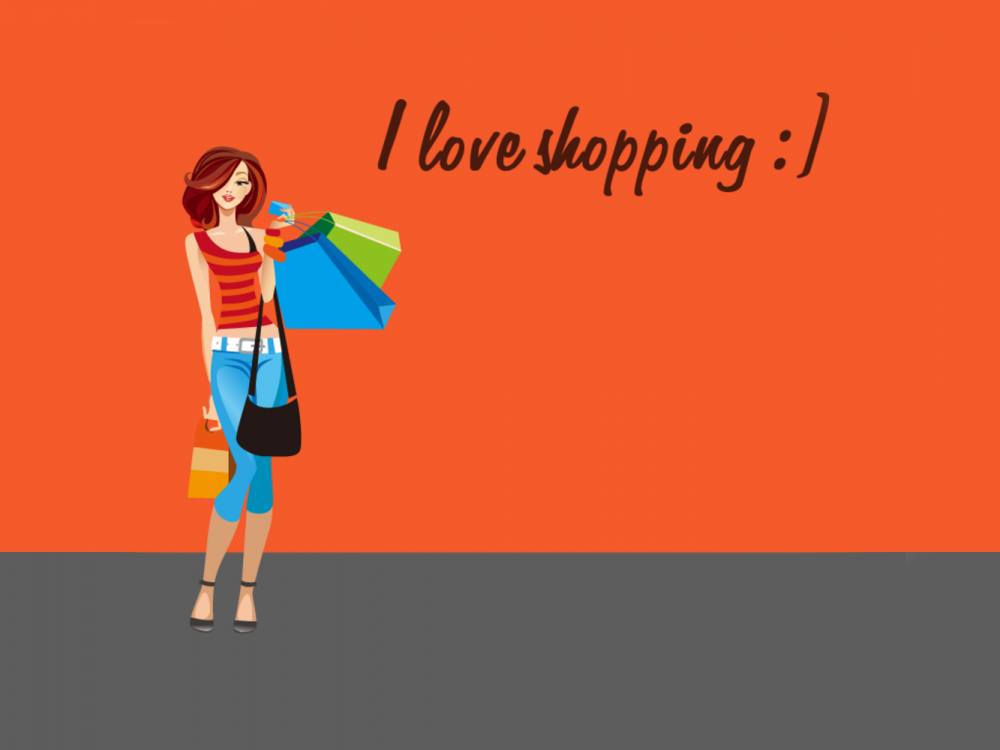 Shopping Woman Illustration