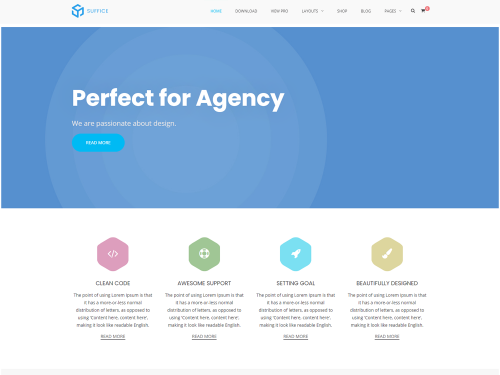 Suffice Multipurpose WordPress Theme
