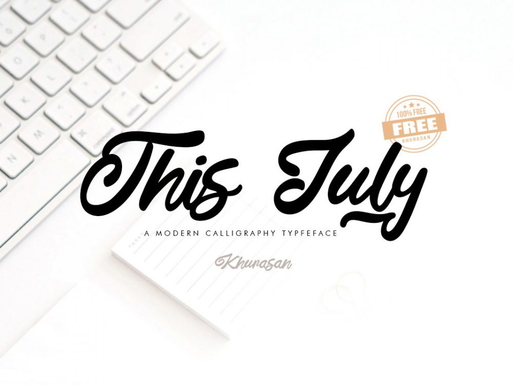 This July Script Free Font