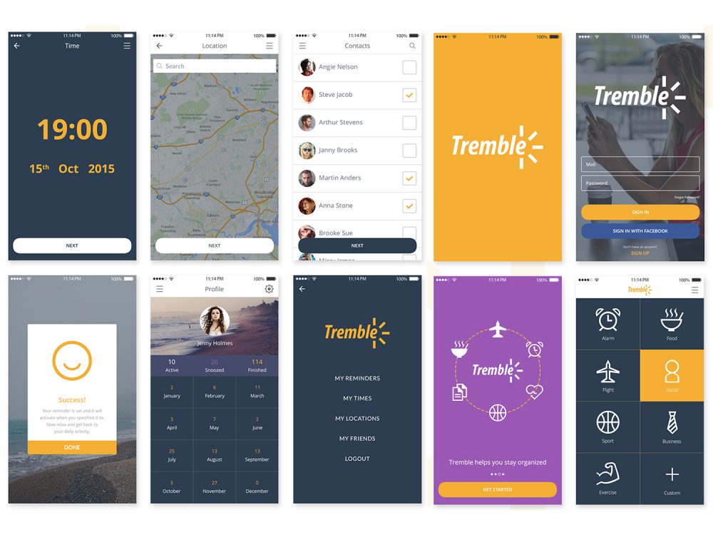 Tremble UI Kit