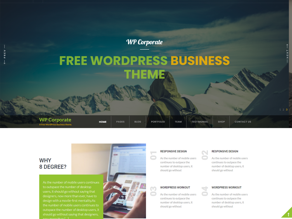 WP Corporate Business Theme