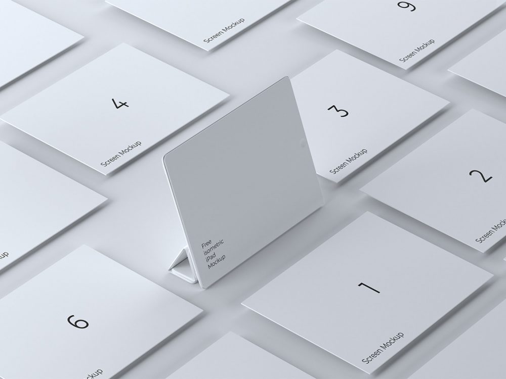 iPad Free PSD Mockup