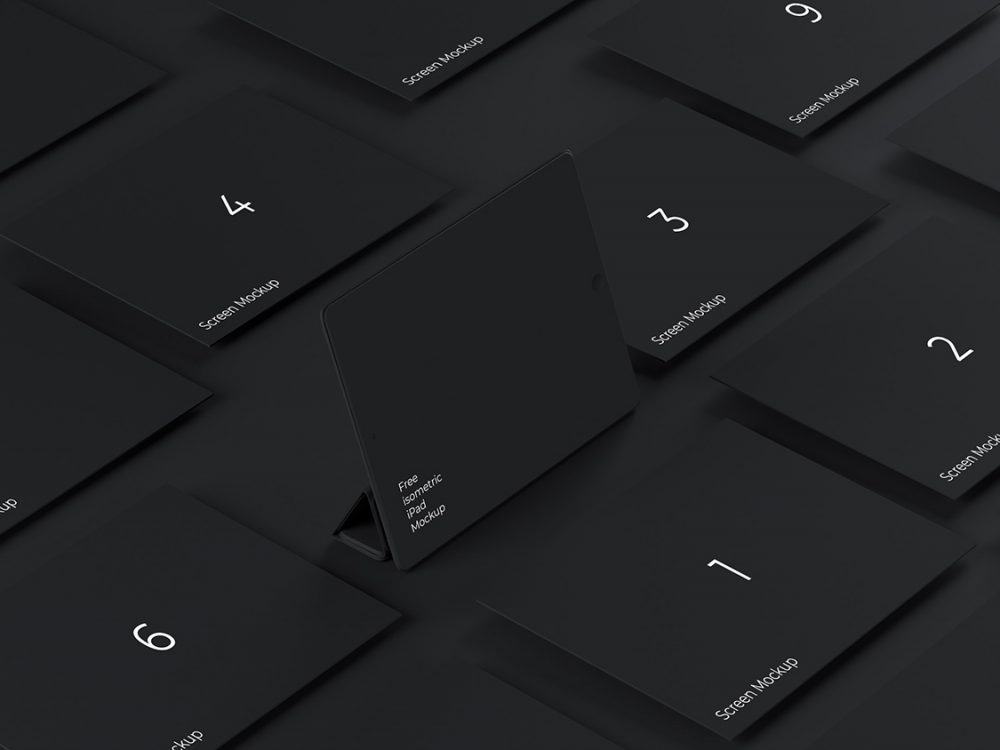 iPad Free PSD Mockup